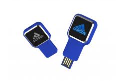 China CE Push Pull Style Light Crystal Usb Stick 1gb supplier