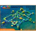 0.9mm Vinyl Custom Inflatable Water Parks For Outside Entertainment for sale