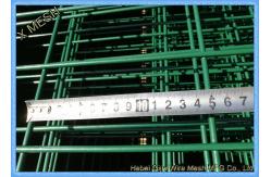 China Green Powder Coated Wire Mesh Fence Panels Perimeter Coated Welded Wire Fence Steel supplier