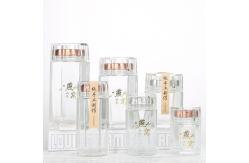 China Hexagonal Bird Nest Bottle , 60ml / 80ml / 100ml Glass Food Preserve Jars supplier