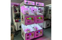 China Mini Doll clamp Toy Claw Machine Tabletop Coin Operated Games US PLUG supplier