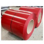 Red ASTM Prepainted Galvalume Steel Coil 792 Colour Coated Sheet Coil for sale