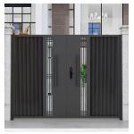 High-End Gate Tubular Steel Fence  Simple And Elegant 2m*1.8m Gate