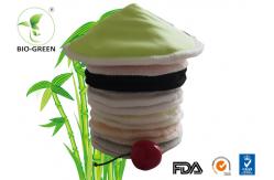 China Bamboo Organic Reusable Breast Pads , Waterproof Bamboo Washable Nursing Pads supplier