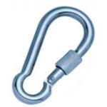 DIN 5299 Form D Steel Snap Hook With Screw Snap Hook iGalvanized Steel Carabiner Spring Snap Clip Link Hooks for sale