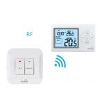 ABS OEM ODM Blue LCD Screen RF Digital Room Thermostat Heating and Cooling for sale