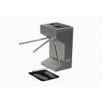 Anti Buffering Tripod Turnstile Gate Waist High Automated Security Gates Lcd Screen for sale