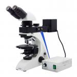 Professional Binocular Polarizing Light Microscope A15.2602-PB 640X 5 Holes for sale