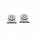 Transparent Custom Made Silicone Rubber Keypad Control Button with Laser Logo for sale