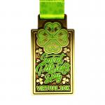 Offset Printing St Patrick Medal Design Zinc Alloy St Patrick Medallion