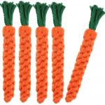 Dog Teething Plush Carrot Toys For Aggressive Chewers for sale