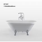 Professional Freestanding Jacuzzi Bathtub With Legs , Indoor Stand Alone Bathtubs for sale