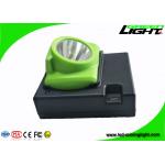 OLED Screen Rechargeable LED coal Headlamp Water Resistant With 14 - 16hours Working Time for sale
