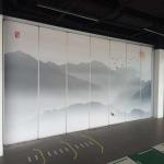 Interior Removable Sliding Folding Partition Acoustic Room Dividers Easy To Operate