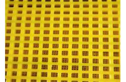 China Customized Tensioned Polyurethane Vibrating Screen Mesh For Steel Plants supplier
