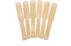 China 18Cm Disposable Biodegradable Bamboo Stuffing Spoon For Dumpling Wonton Stirring supplier