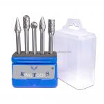 Cemented Carbide Rotary Files Burrs For Metal Processing Carbide burr 5 Pieces Set for sale