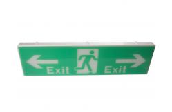 China Wall Surface Mounted SMD LED Emergency Exit Sign / Plastic Runing Man Exit Sign supplier