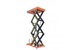 China Hydraulic Scissor Lift Table 1000kgs Load 4m Stationary Lift Table supplier