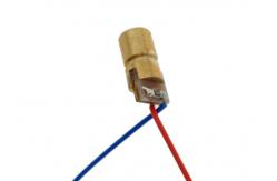 China DC 5V Electronic Components , 650nm Laser Diode Module With Red Copper Head Tube supplier