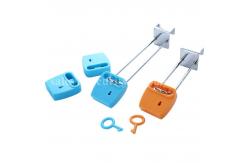 China EAS Safety Magnetic Double Bar EAS Security Peg Hook Stop Lock​​ supplier