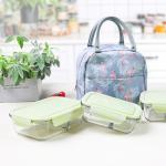 1000ml BPA Free Borosilicate Glass Food Container With Lids