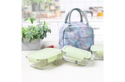 China 1000ml BPA Free Borosilicate Glass Food Container With Lids supplier