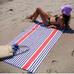 Eco-Friendly Microfiber Sea Soft Quick Dry Printed Beach Woven Towel Wholesale for sale