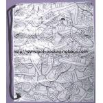 Promotional CPE /LDPE Plastic Drawstring Backpack Single Shoulder