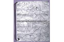 China Promotional CPE /LDPE Plastic Drawstring Backpack Single Shoulder supplier