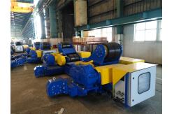 China Pipe Welding 200t Self Aligning Rotator Rubber Wheel Heavy Duty supplier