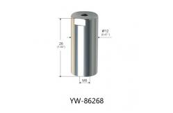 China Nickel Surface Ceiling Mounted Cable Coupler for Hanging System YW86265 supplier