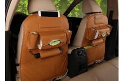 China Double Sided Leather Foam Car Seat Back Storage Bag EN71 Certificate supplier