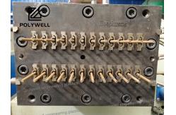 China Steel Extrusion Mold Install On Polyamide Extruder Produce Nylon Insulation Profile supplier