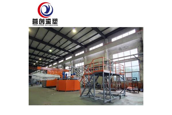 Automatic Bi Axial Rotomoulding Machine With PP/PE/HDPE/LLDPE