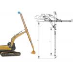 Cat Hitachi Excavator Telescopic Arm For Digging House Foundation Dig Deeper for sale