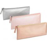 PU Leather Cosmetic Pencil Bags Small Soft Makeup Pouch With Zipper for sale