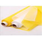 120T-34W Plain Weave Silk Screen Printing Wire Mesh Roll White/Yellow