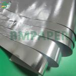 Metallized Paper Silver Color For Beer Bottle Labels Wet Strength for sale