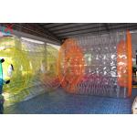 Manufacturer Inflatable Rolling Tube Zorb Ball Water Roller Interactive Water Games for sale