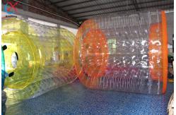 China Manufacturer Inflatable Rolling Tube Zorb Ball Water Roller Interactive Water Games supplier