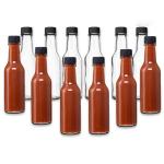 Hot Sauce Empty Amber Glass Storage Bottles 150ml Antitear QZH for sale