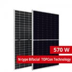Bifacial All Black PV Module 415w 410w Topcon PV Cell 182mm*182mm for sale
