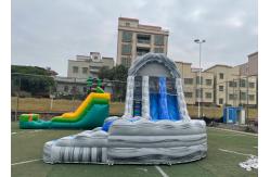 China Backyard nylon thread Inflatable Water Slide For Kids supplier