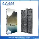 Factory Supply P2.6-3.91Aluminum Alloy Full Colors 3d Curved 4k 4500Cd Indoor Video Display Commercial Advertising Event Led Screen for sale
