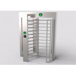 120 Degree Full Height Turnstile Gate System 30 Person Per Minute Passing Rate