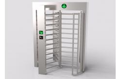 China 120 Degree Full Height Turnstile Gate System 30 Person Per Minute Passing Rate supplier