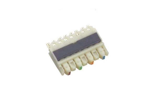 110 IDC Terminal Block For Telecommunication , Cat5e 4 Pairs 110 Connecting Block
