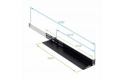 China Fixed Adjustable Rail 1U Server Shelf for Customers' Requirement Rack Mount supplier