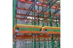 China Warehouse Push Back Racking System Customized Pushback Racking System supplier
